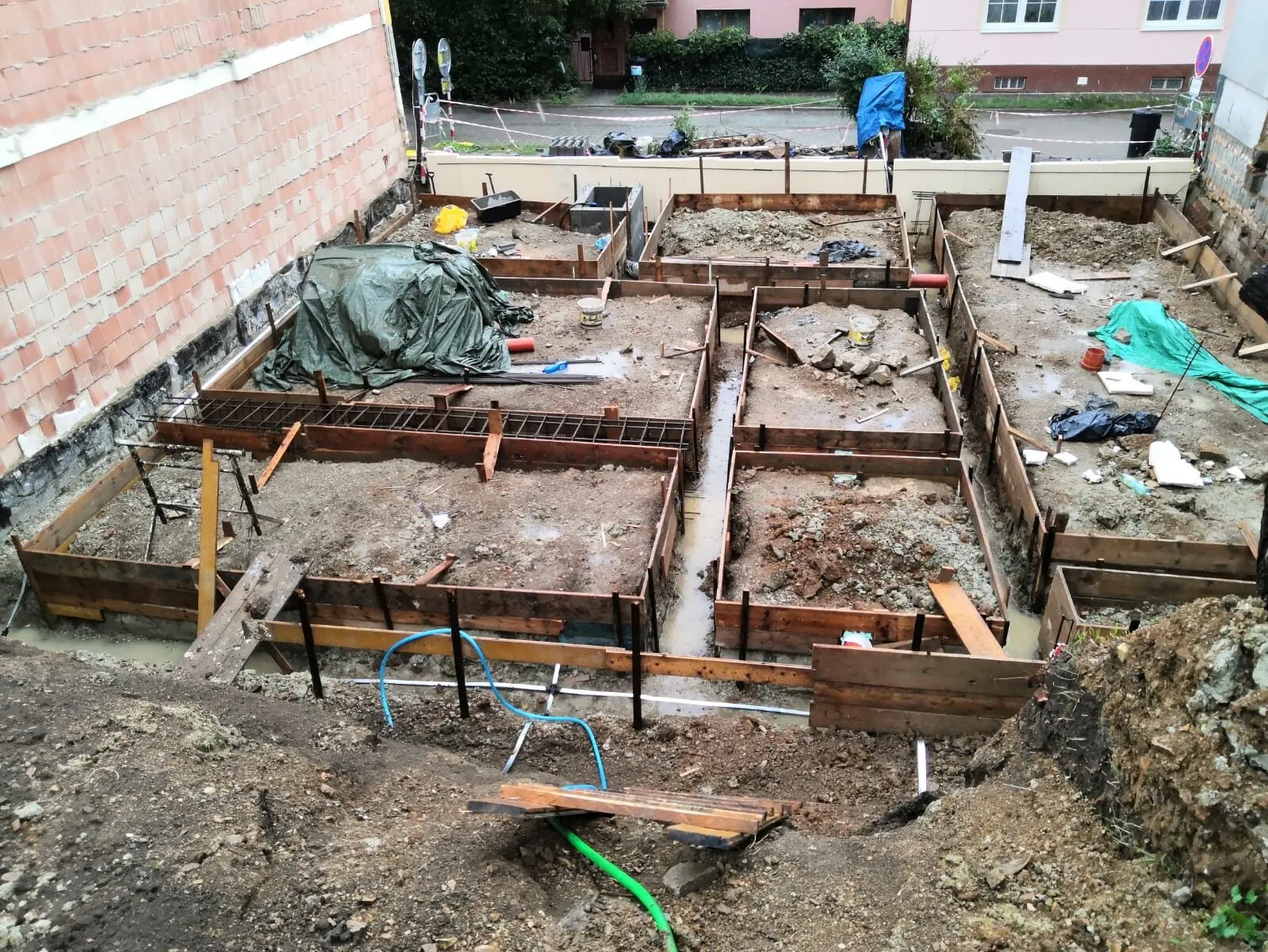 Základy novostavby - Brno-střed
